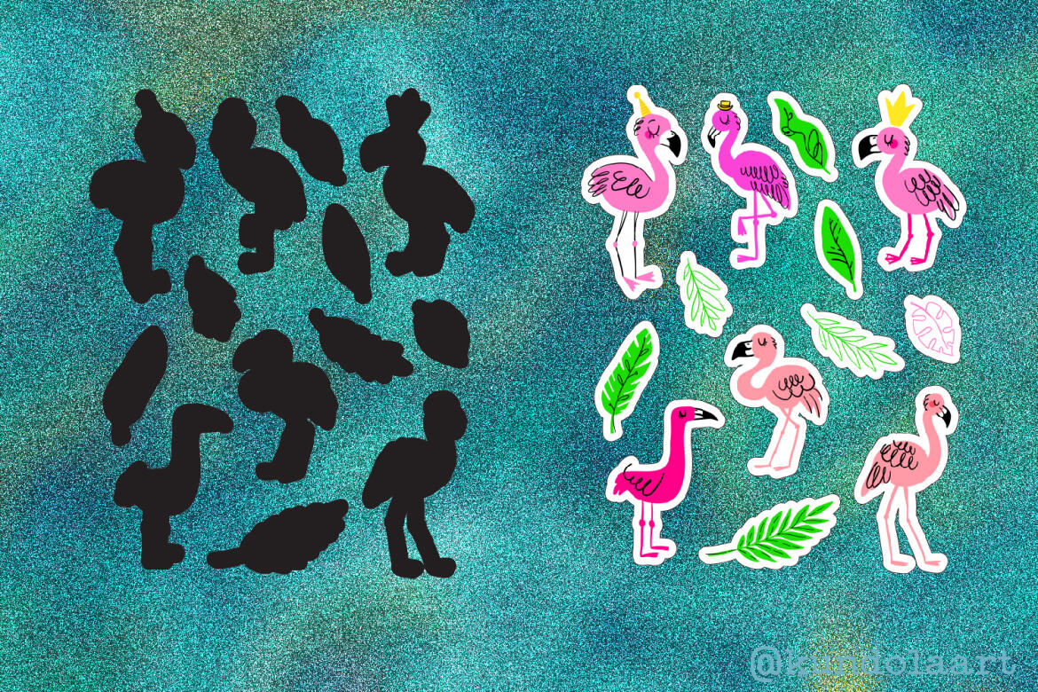 stickers-flamingo-summer-png-deeezy