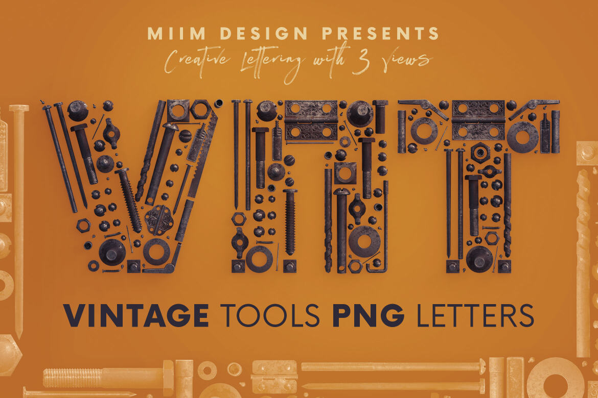 Vintage Tools - 3D Lettering | Deeezy