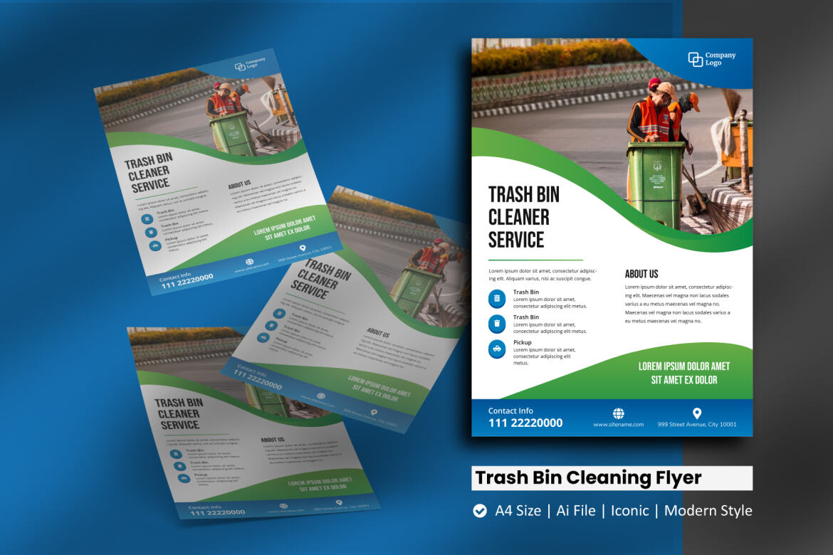 Trash Bin Cleaning Flyer Template Deeezy Trash Bin Cleaning Flyer Template Deeezy