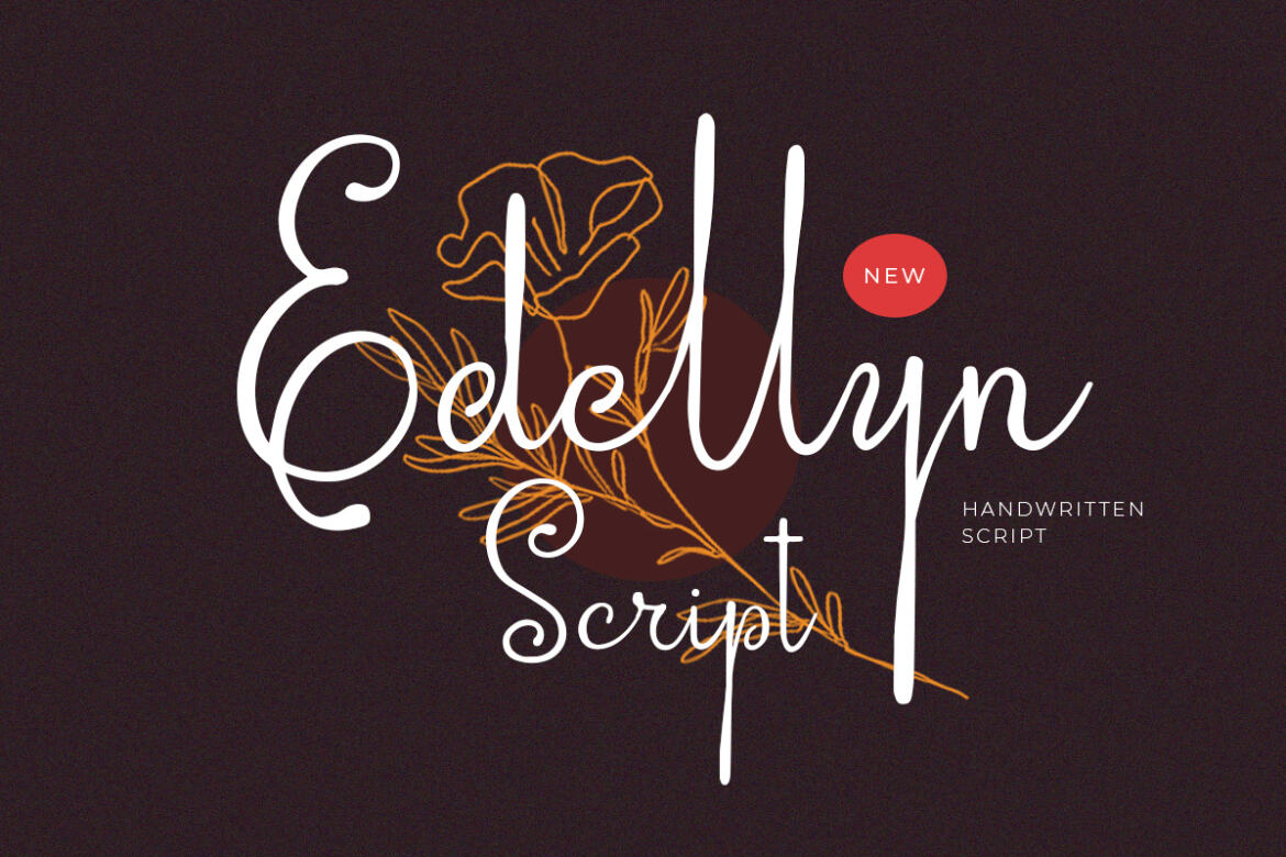 Edellyn Script - Handwritten Script | Deeezy