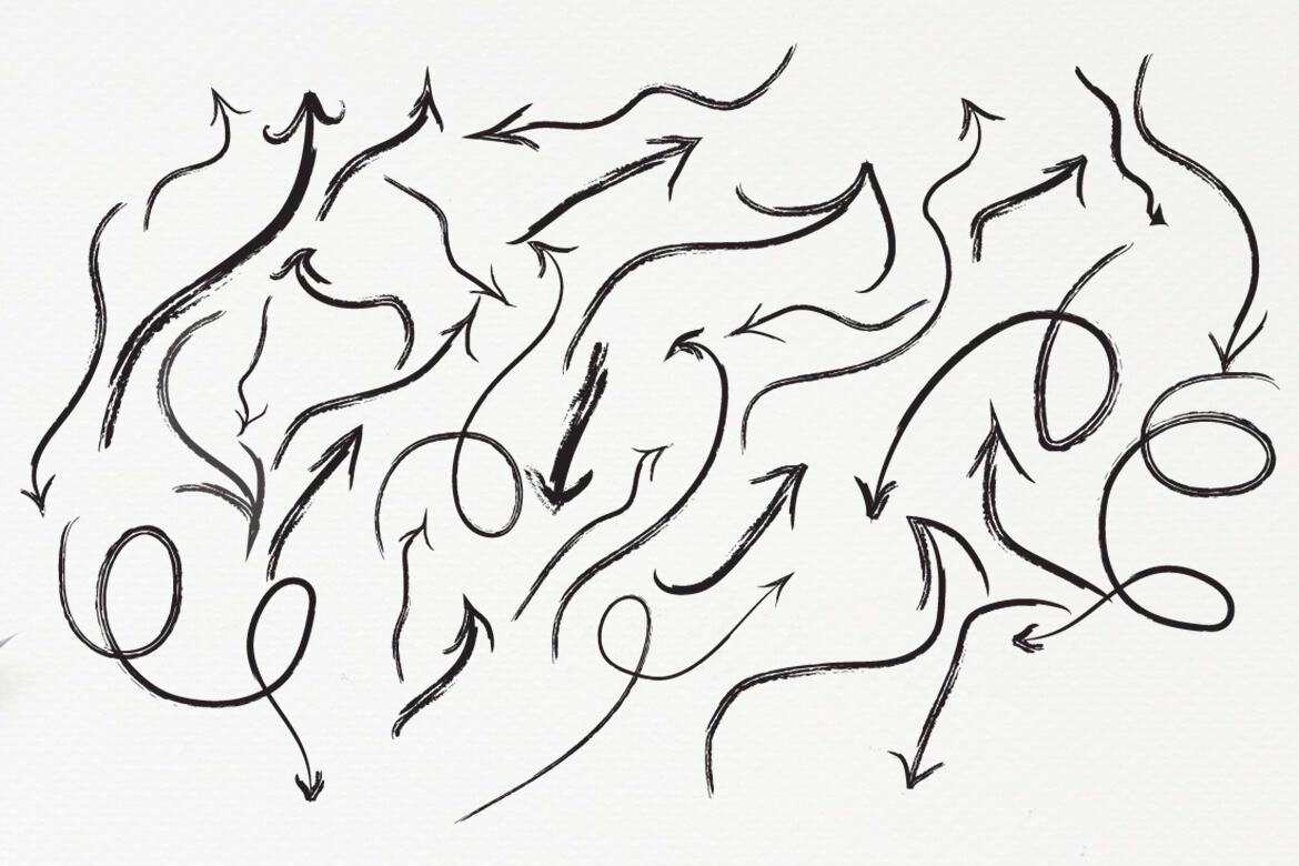 Arrow Bundle SVG Art Brush Deeezy
