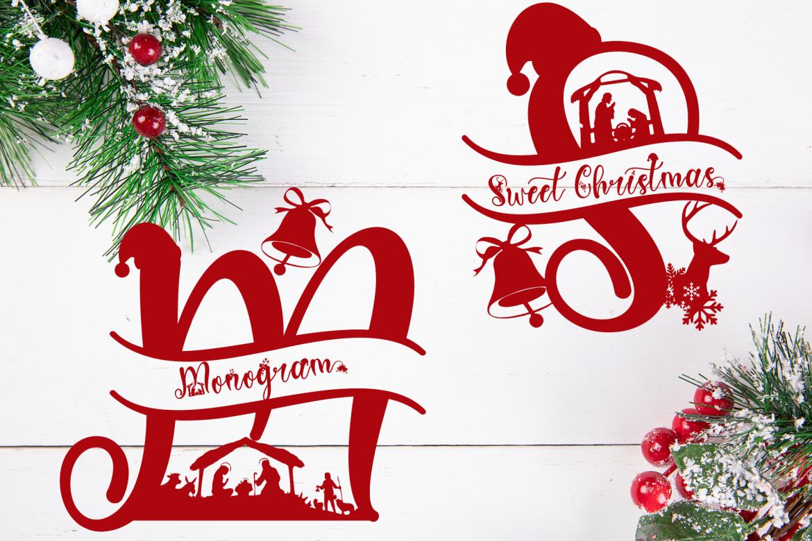 Sweet Christmas Monogram | Deeezy