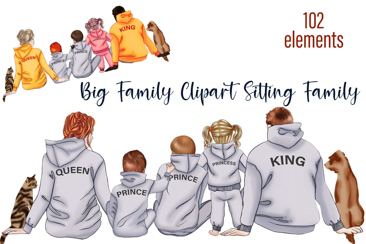 Big Family Creator Clipart