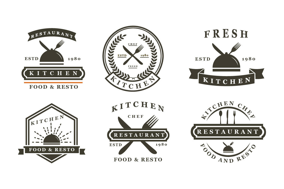 Set Badges Kitchen Logo | Deeezy