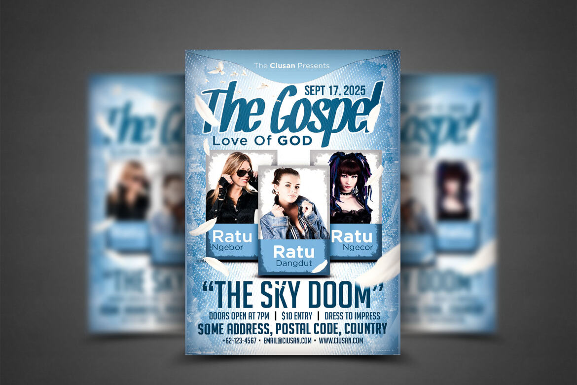 The Gospel Flyer Template | Deeezy