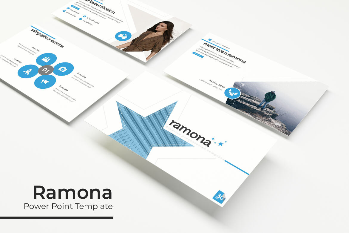 Ramona Power Point Template Deeezy