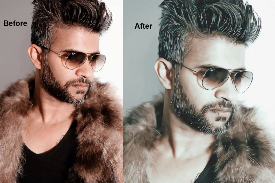 20 hdr oil painting effect photoshop actions free download