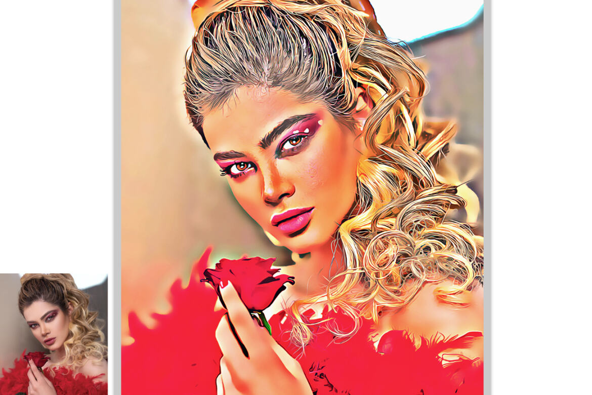 Beautiful Oil Paint Action Deeezy