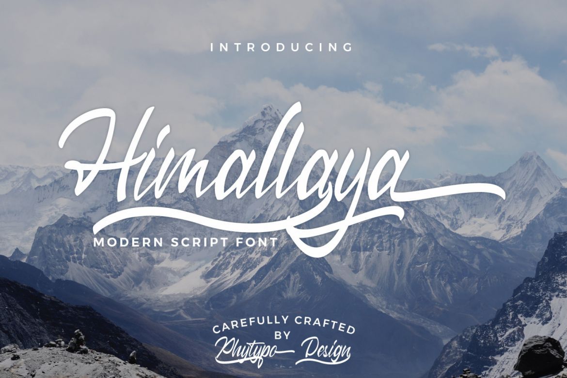 Himallaya Script Font | Deeezy