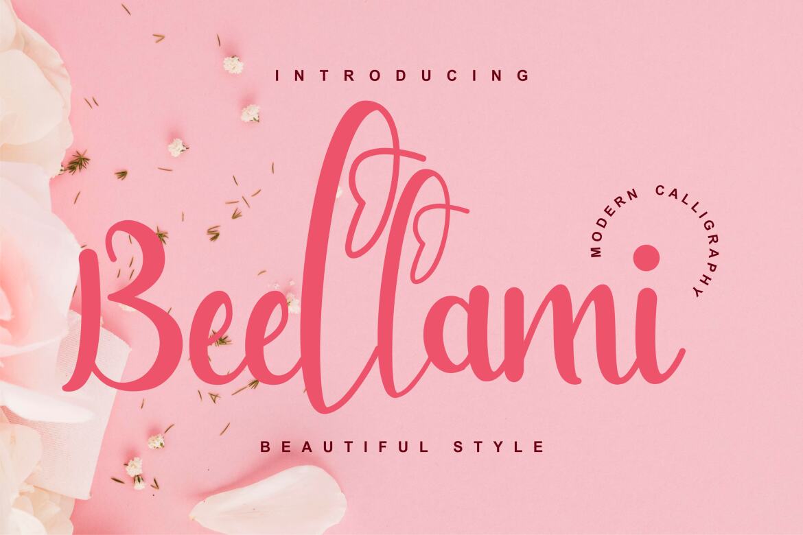 Bellami - Beutiful Script Font | Deeezy