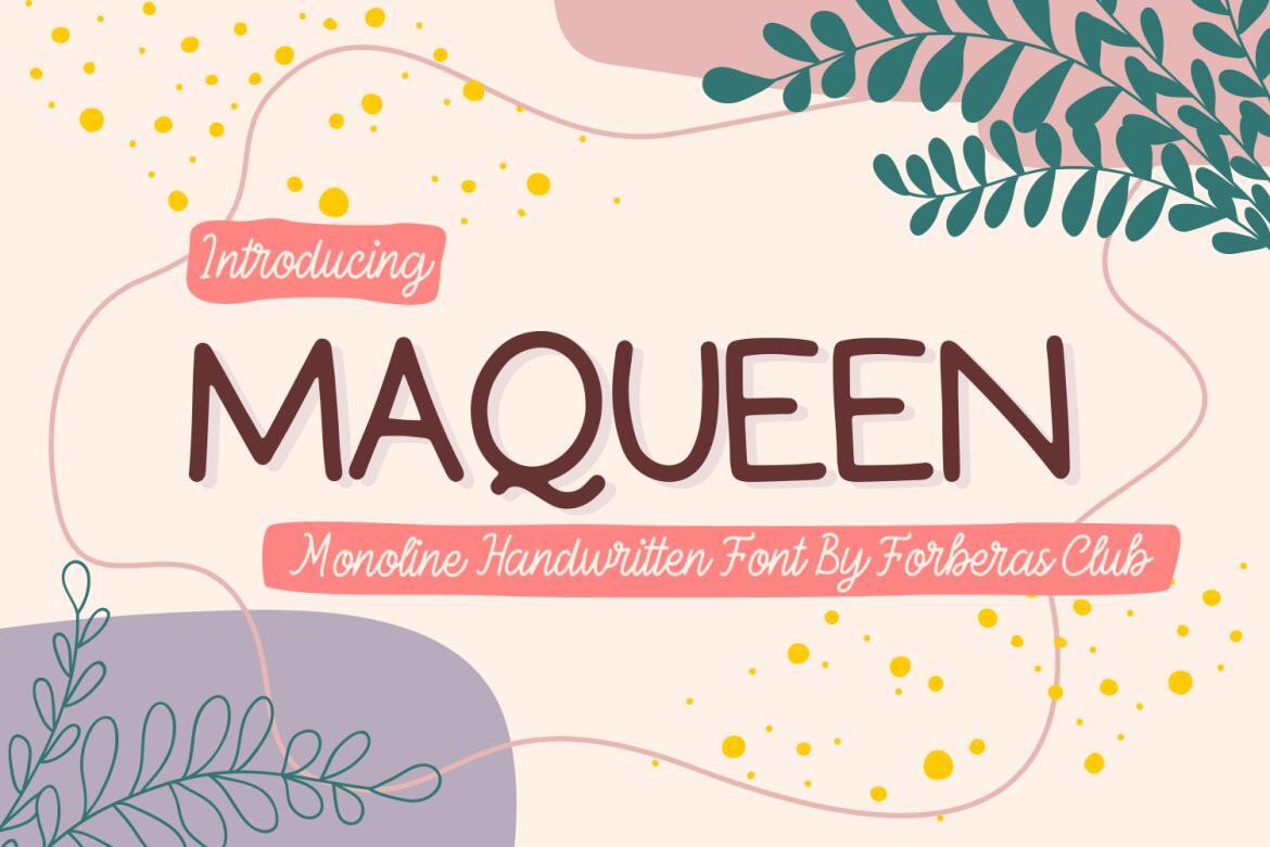 MaQueen - FREE Font | Deeezy
