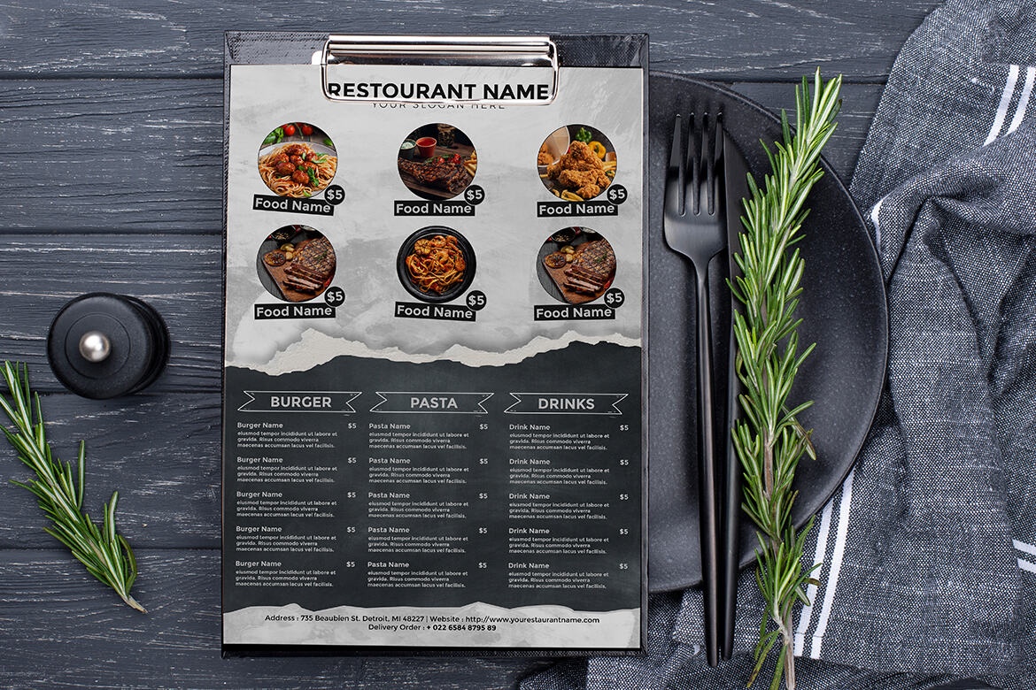 Restaurant Menu | Deeezy