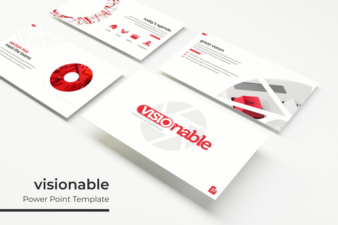 Visionable Power Point Template | Deeezy