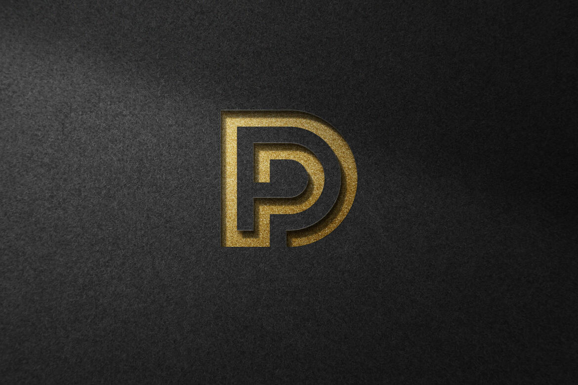 Embossed Bold Logo Mockup | Deeezy