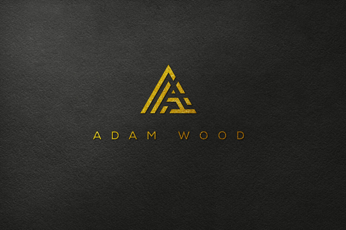Gold Embossed Logo Mockup Deeezy