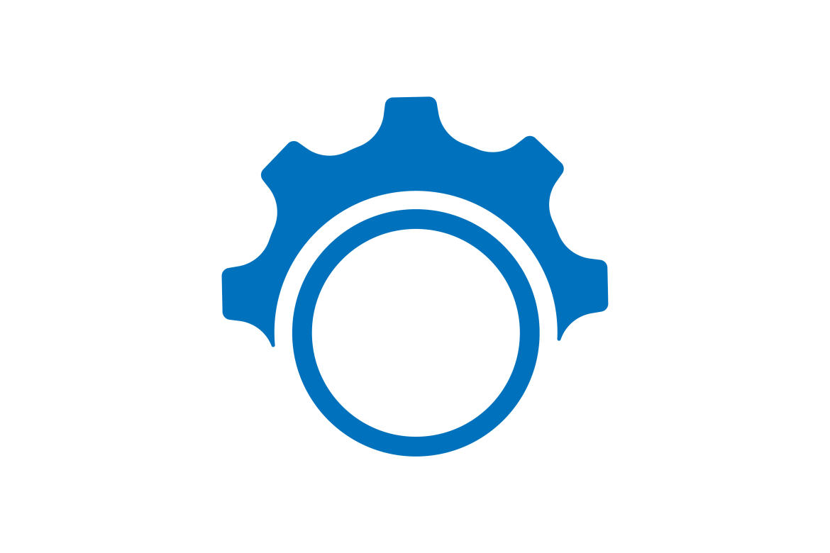 Gear machine icon template design logo vector | Deeezy