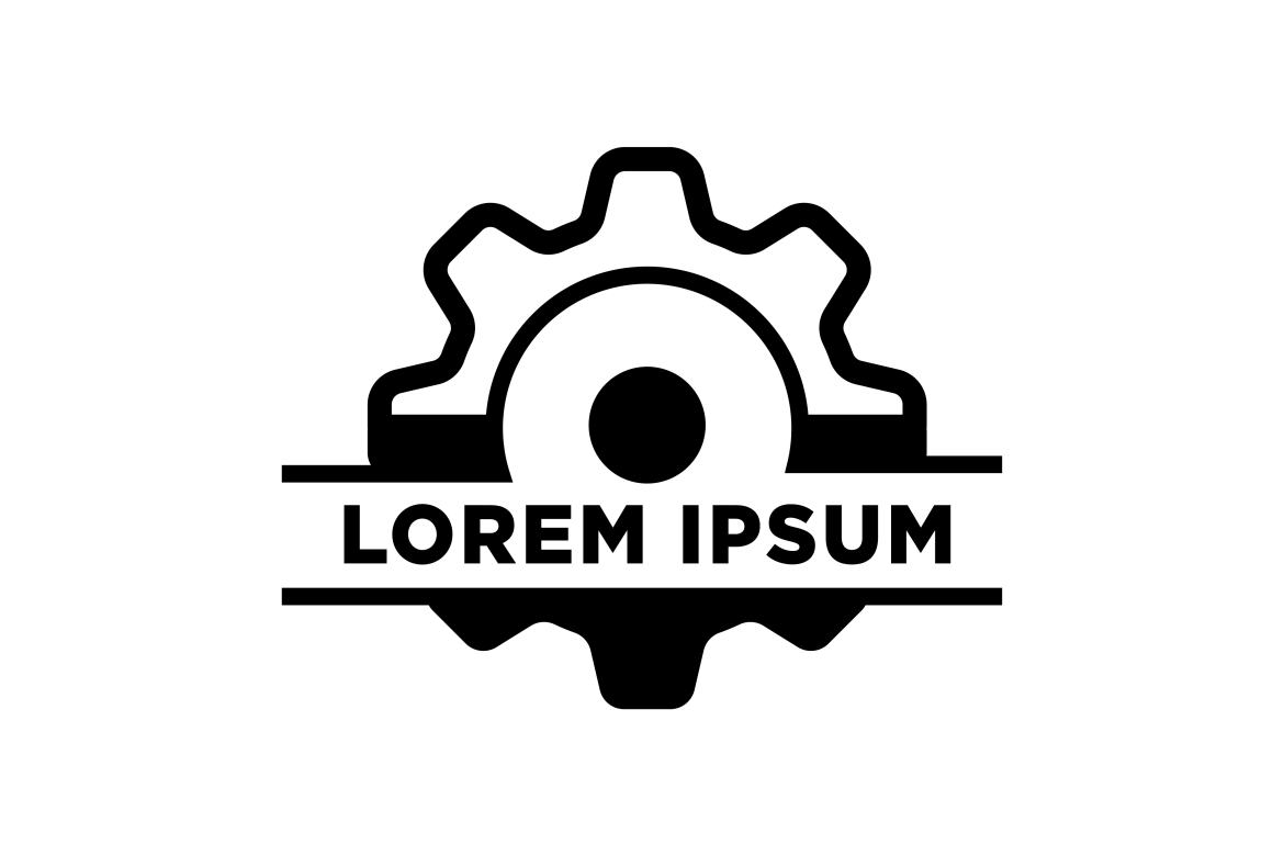 Gear machine icon template design logo vector | Deeezy