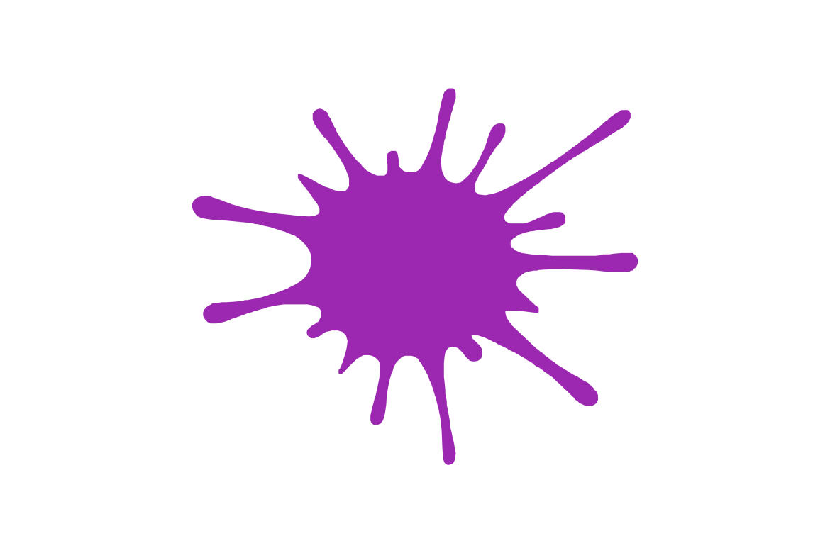 Paint splatter or Round splash icon design template vector | Deeezy