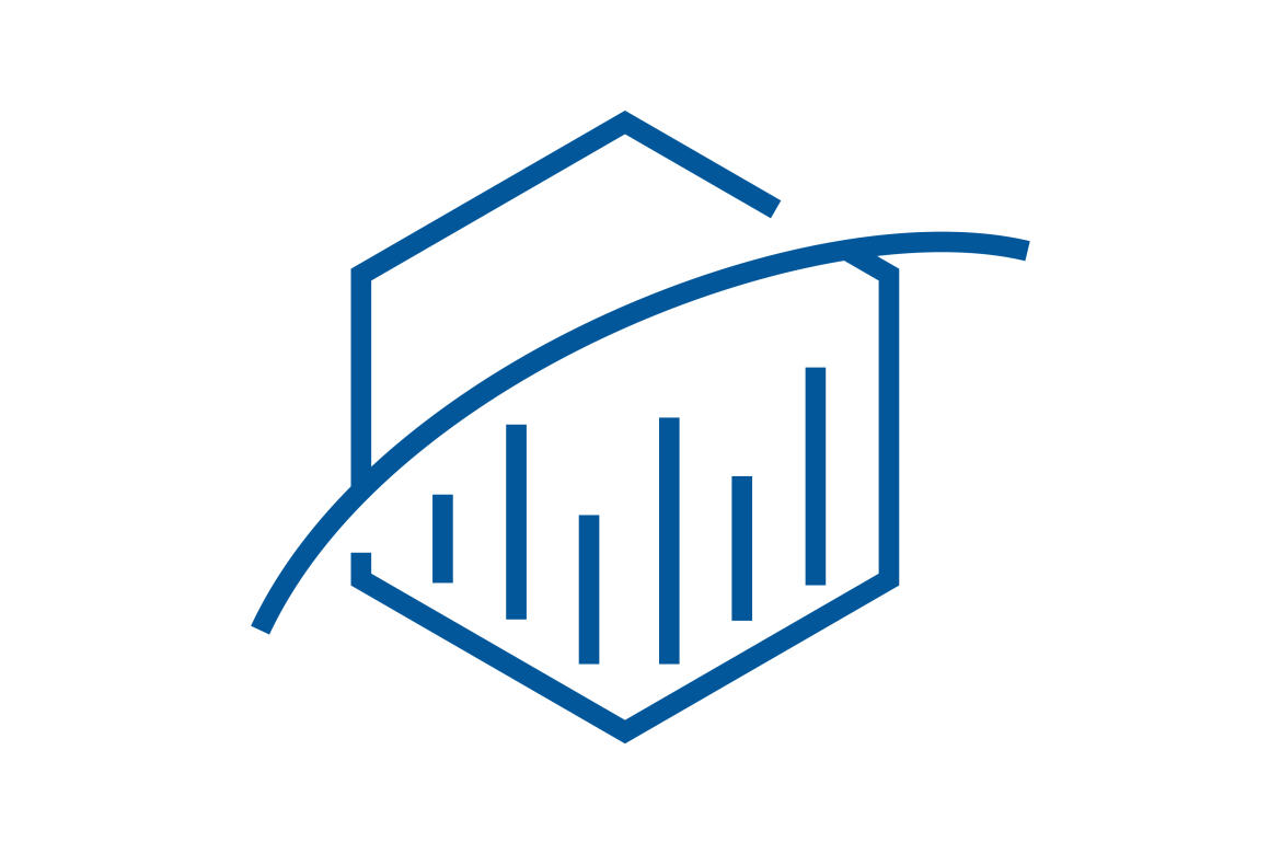 consulting consult graphic statistic logo design vector isolated | Deeezy