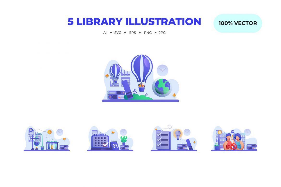 Library Illustrations Vol. 4 | Deeezy
