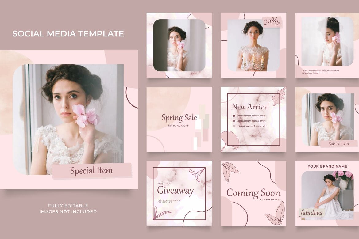Fully editable Instagram and Facebook social media post template | Deeezy