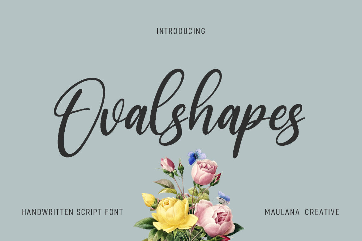 Ovalshapes Script Font | Deeezy