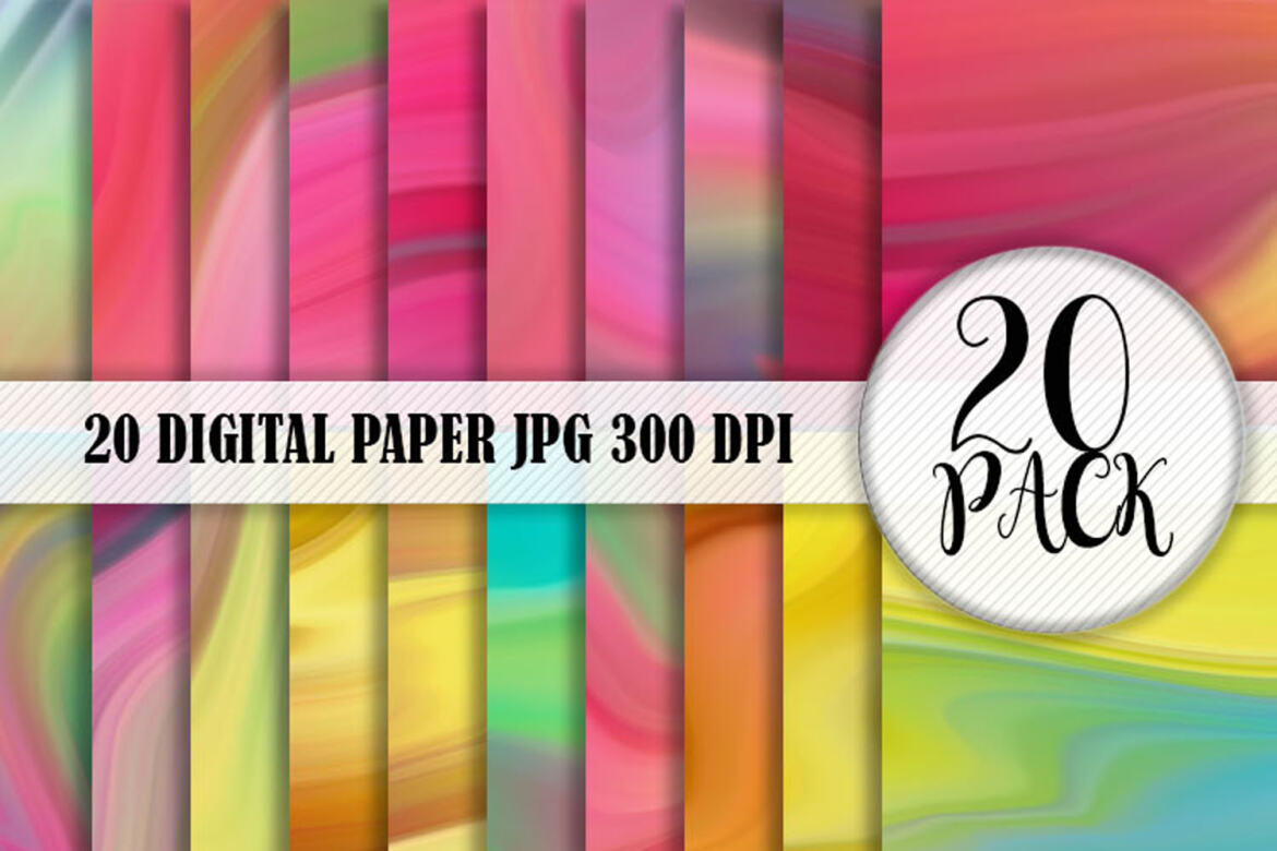 Digital paper wave texture gradient color | Deeezy