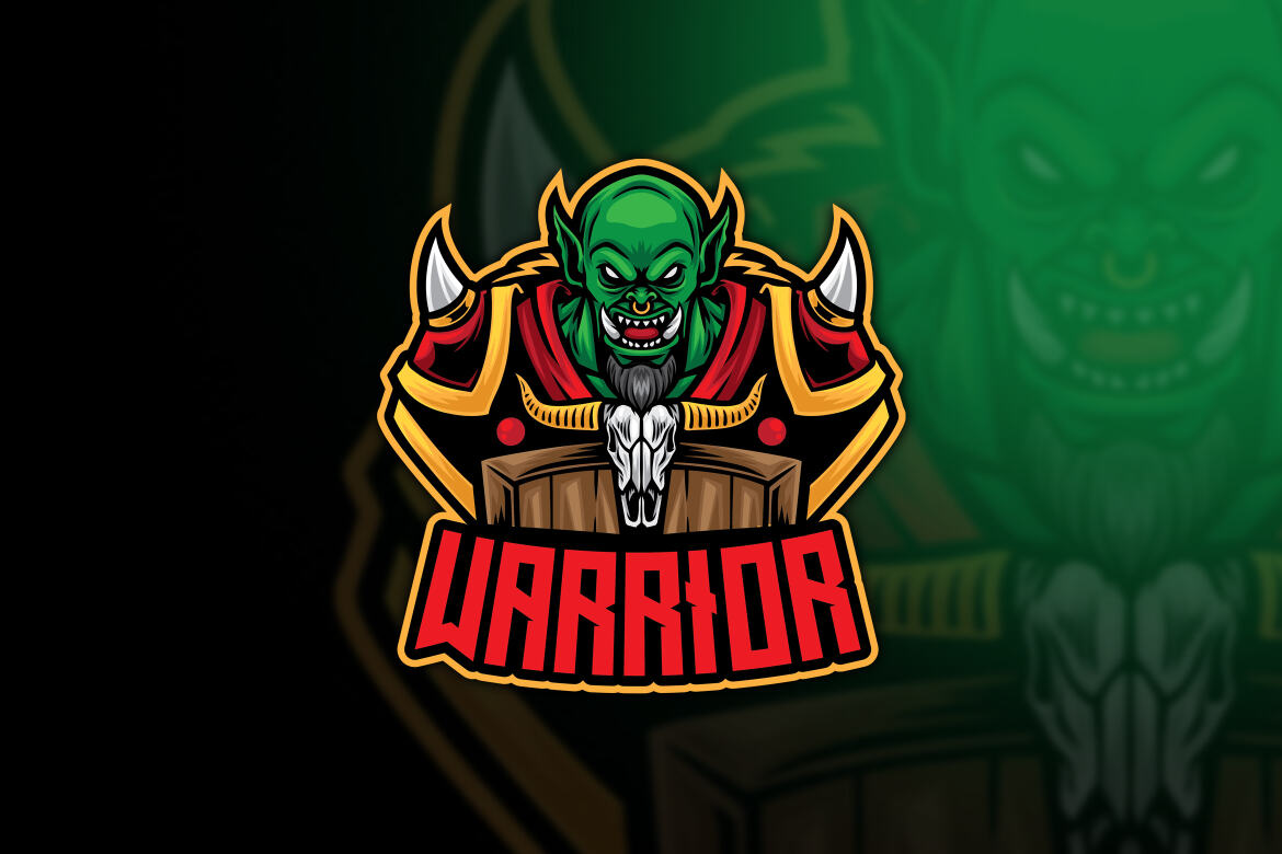 Orc Warrior Esport Logo | Deeezy