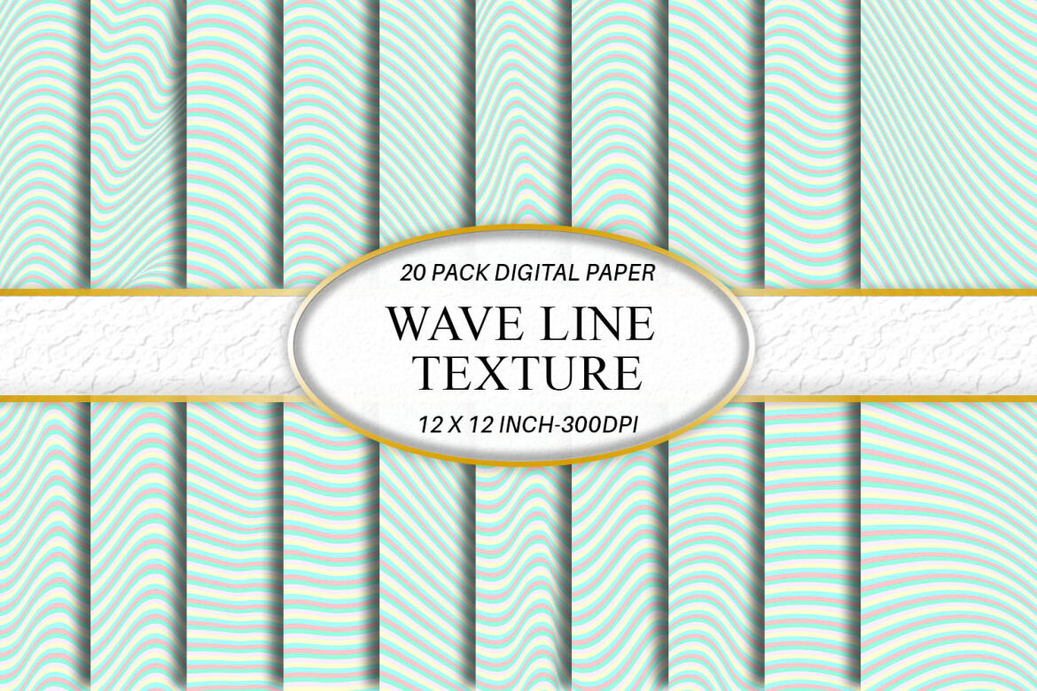 Digital paper line wave texture background | Deeezy