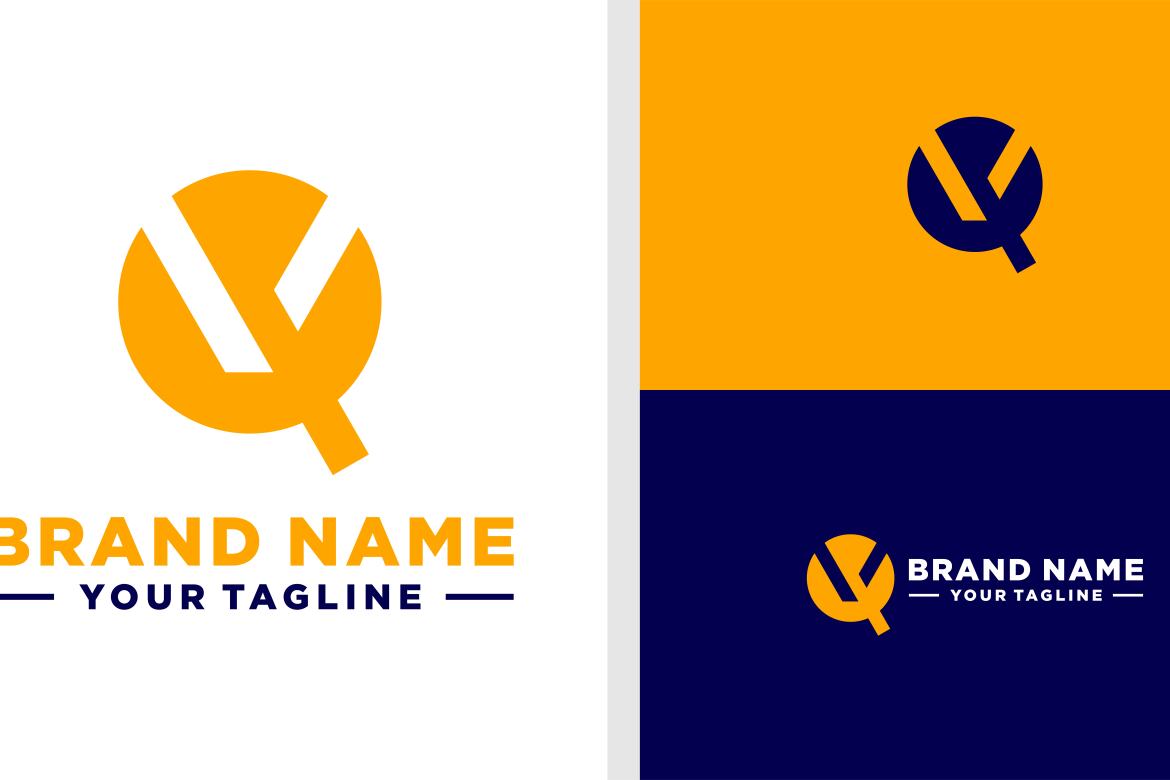 QV LOGO MONOGRAM NEGATIVE SPACE EDITABLE | Deeezy