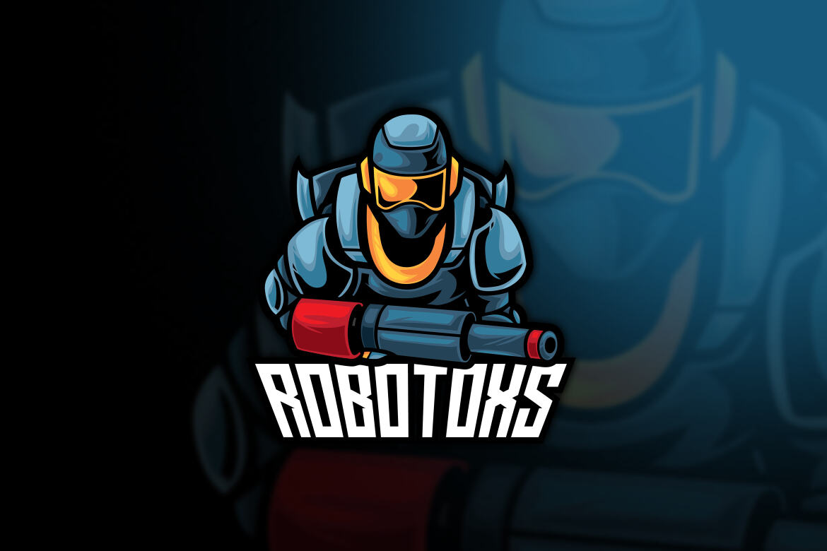 Robotoxs Robot Esport Logo Template | Deeezy