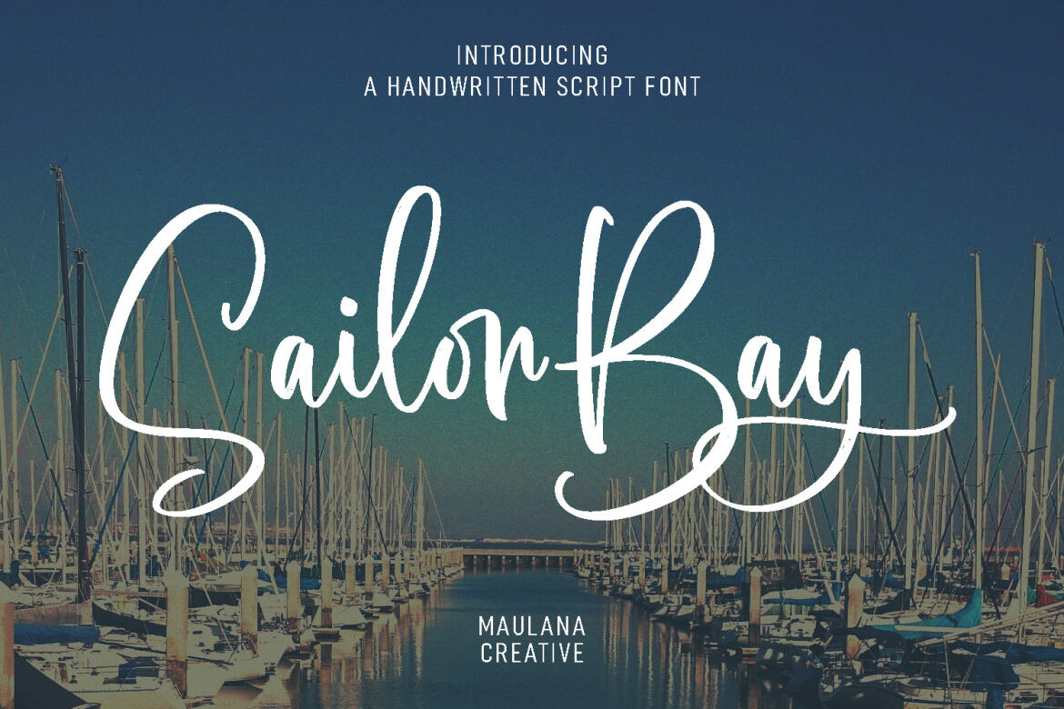 Sailor Bay FREE Script Font | Deeezy