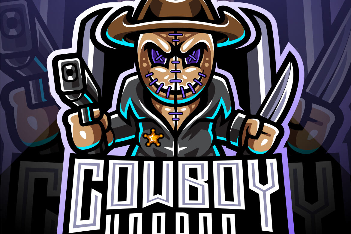 Voodoo Cowboy Esport Mascot Logo | Deeezy