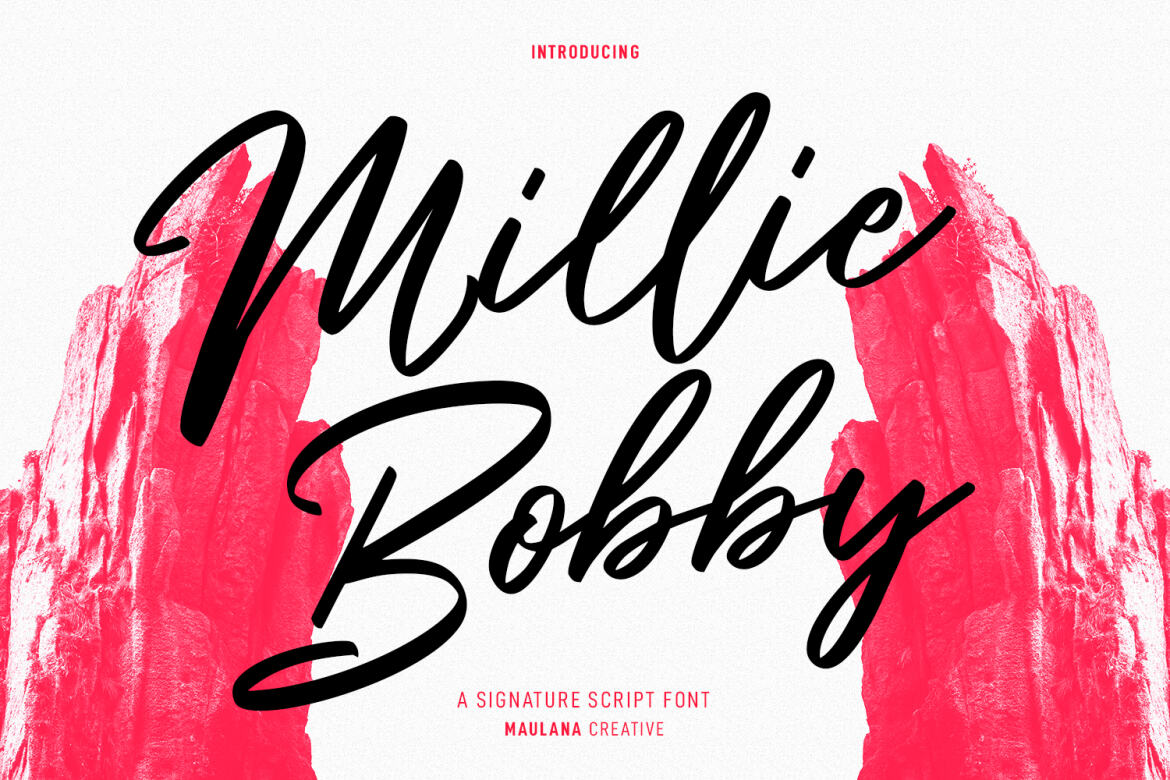 Millie Bobby Signature Script Font | Deeezy