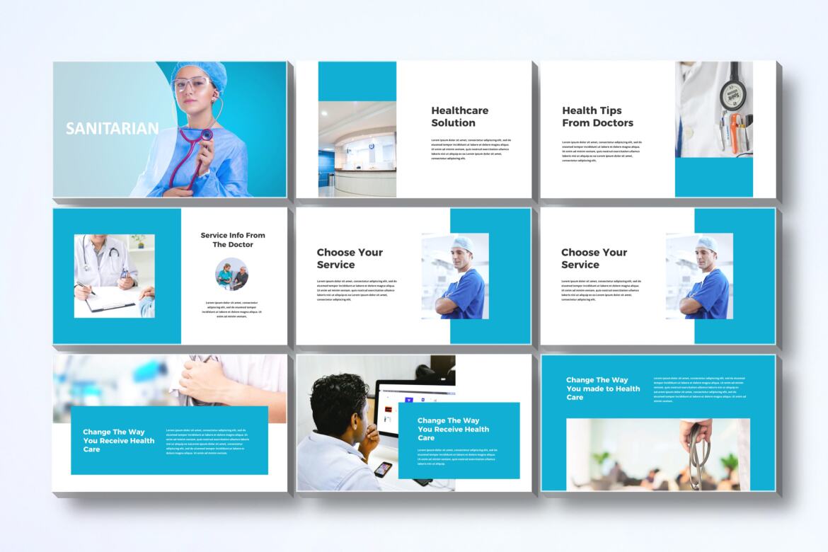 Sanitarian - Powerpoint Template | Deeezy