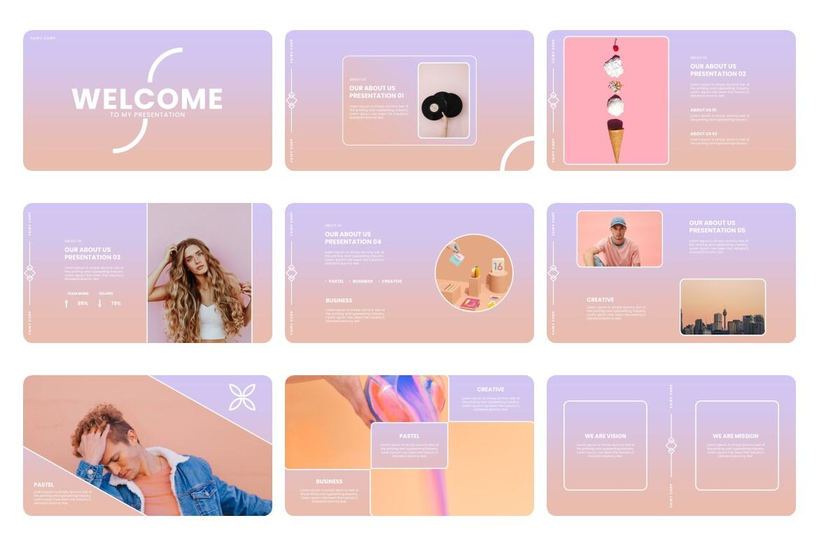 Fairy - Creative Business PowerPoint Template | Deeezy