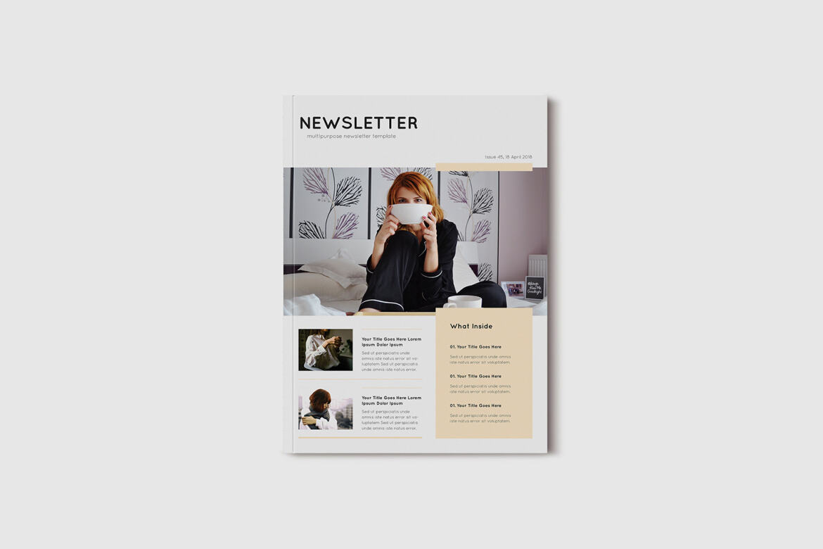 Indesign Newsletter Template | Deeezy