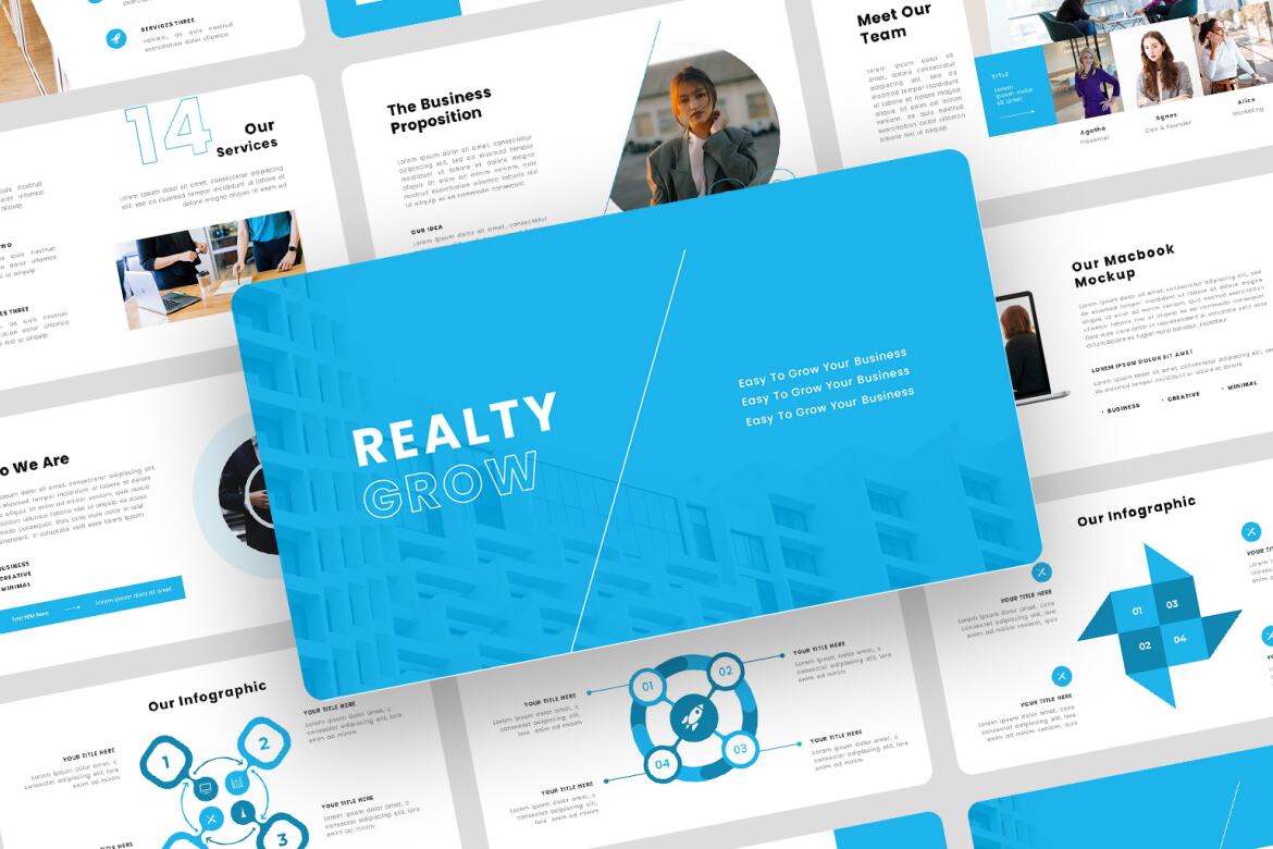 Realty Grow – Corporate Business Powerpoint Template 