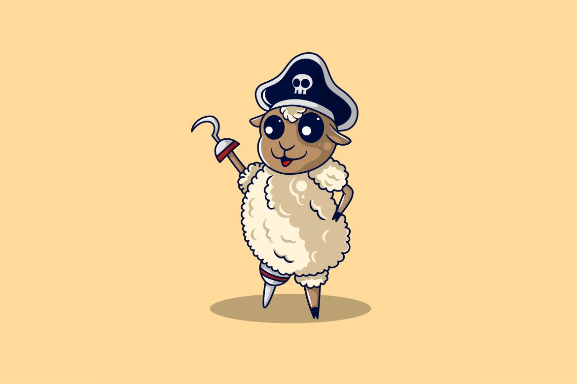 pirate captain sheep | Deeezy