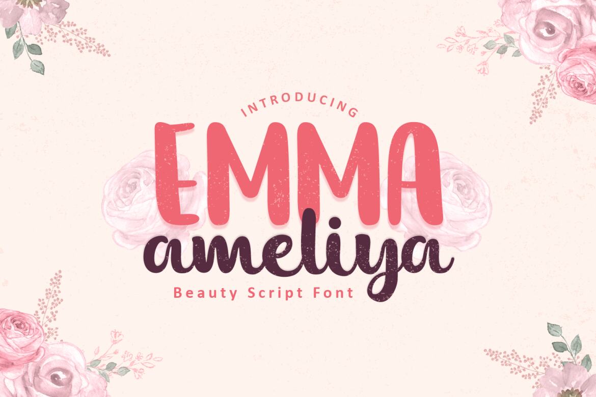 Emma Ameliya | Handwritten Font | Deeezy