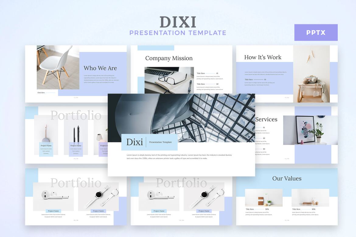 Dixi - Powerpoint Template | Deeezy