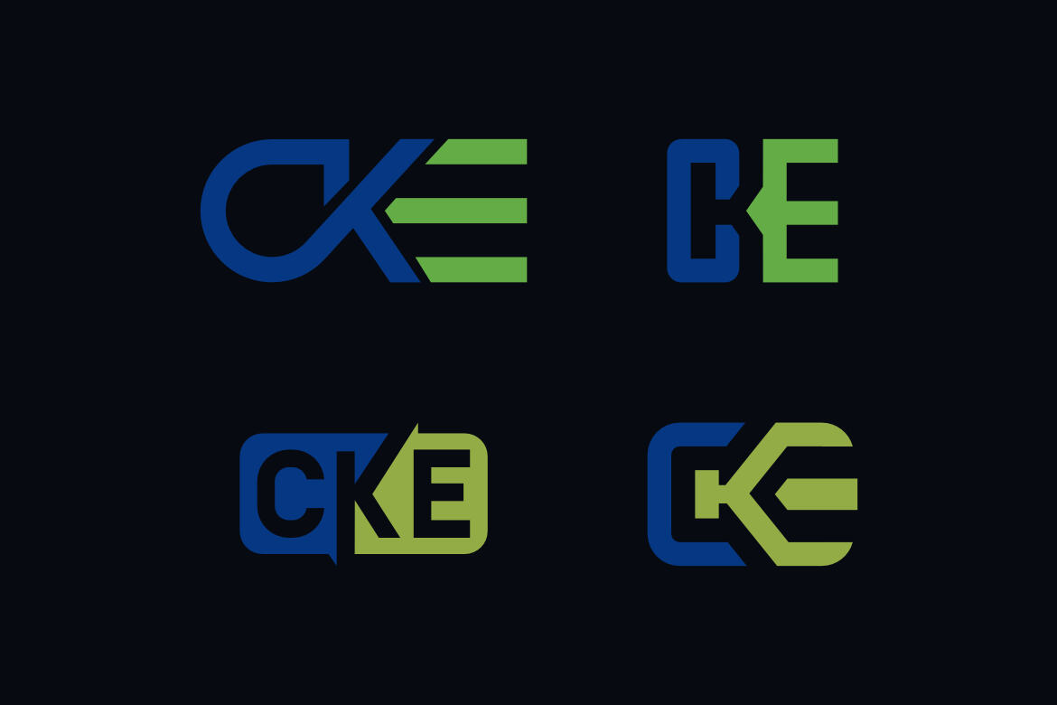 CKE Monogram - Free Logo Shapes | Deeezy