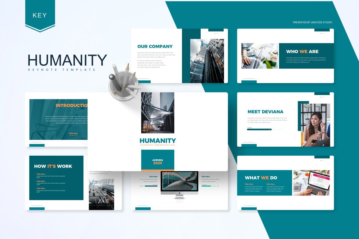 Humanity - Keynote Template | Deeezy