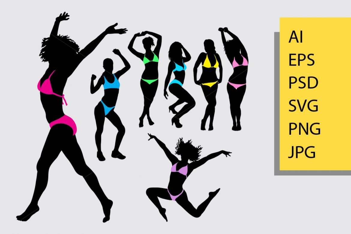 Bikini silhouette Deeezy