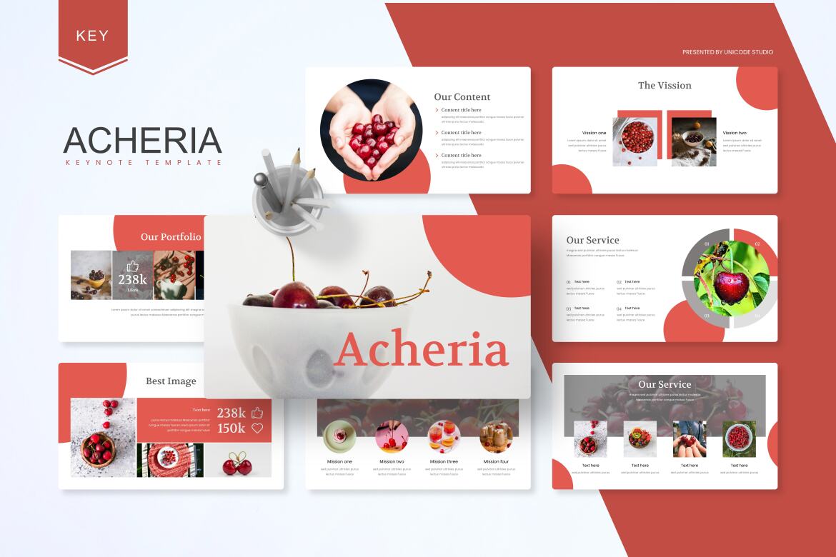 Acheria - Keynote Template | Deeezy