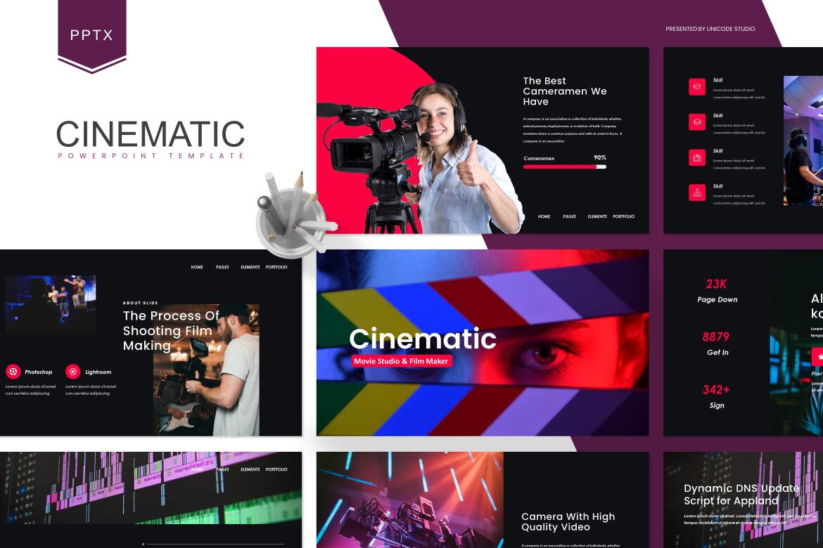 Cinematic - Powerpoint Template | Deeezy