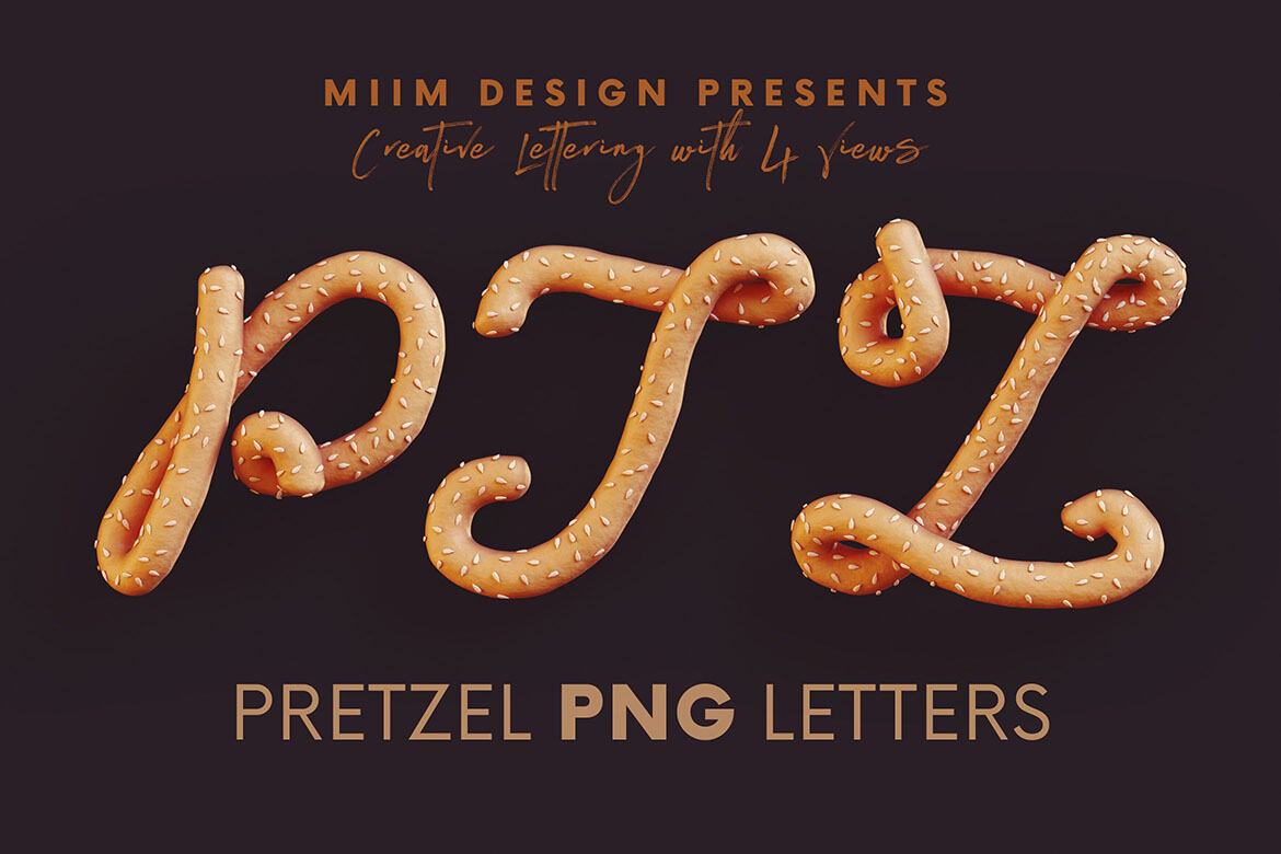 Pretzel 3d Lettering Deeezy