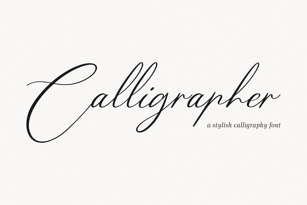 Calligrapher - FREE Font | Deeezy