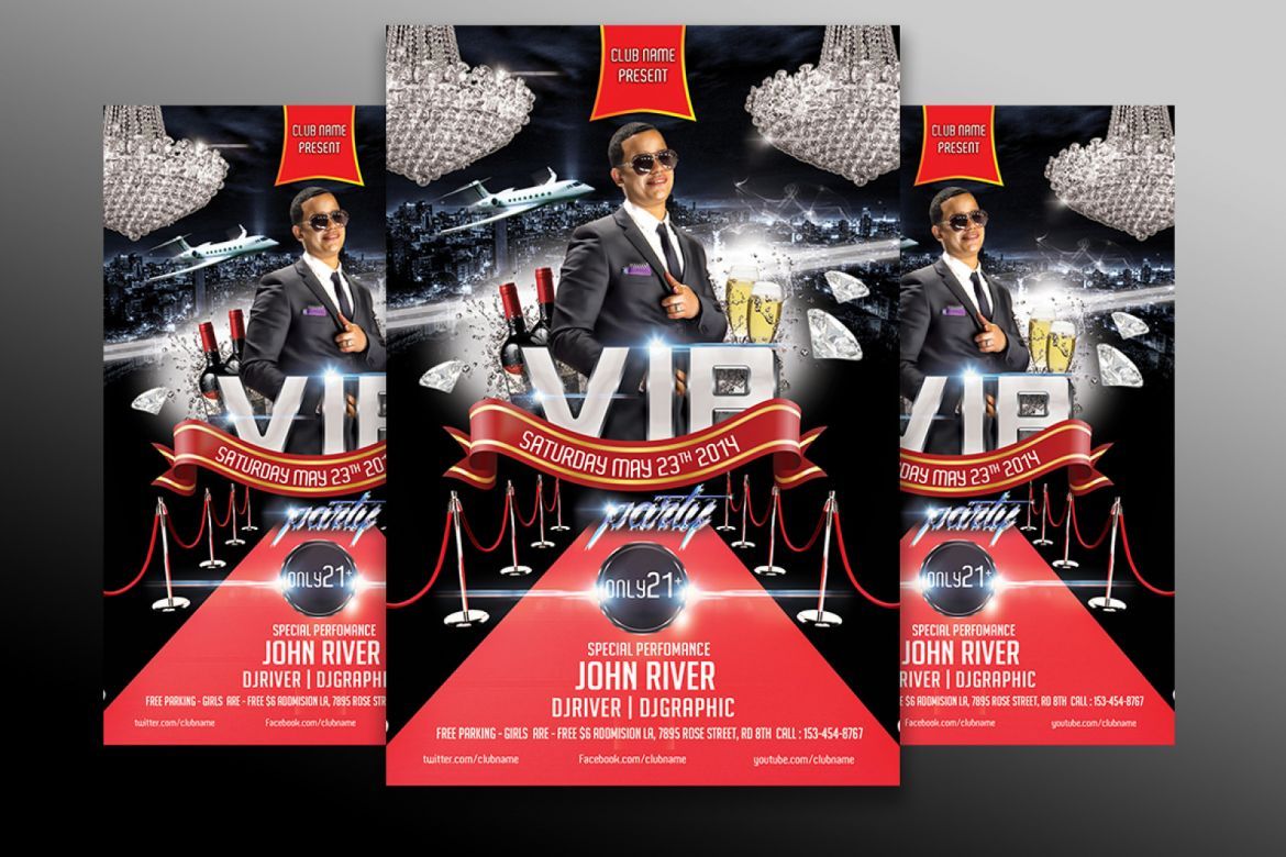 VIP Party - Flyer Template | Deeezy