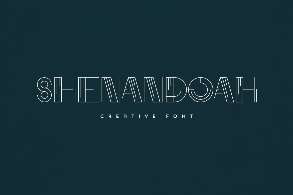 Shenandoah creative font | Deeezy